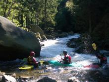 Wildwasser an der Okertalsperre